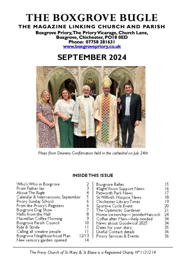 Boxgrove Bugle Sep 2024