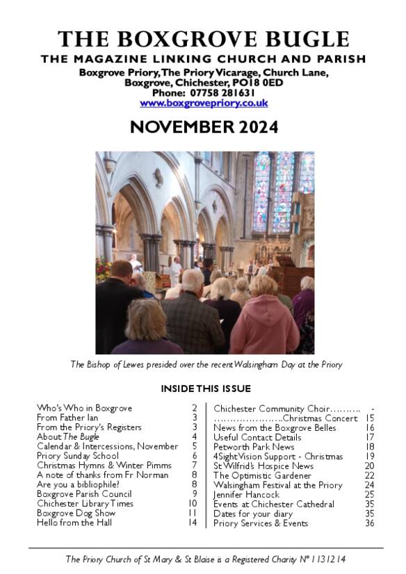 Boxgrove Bugle Nov 2024