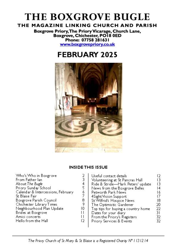 Boxgrove Bugle Feb 2025