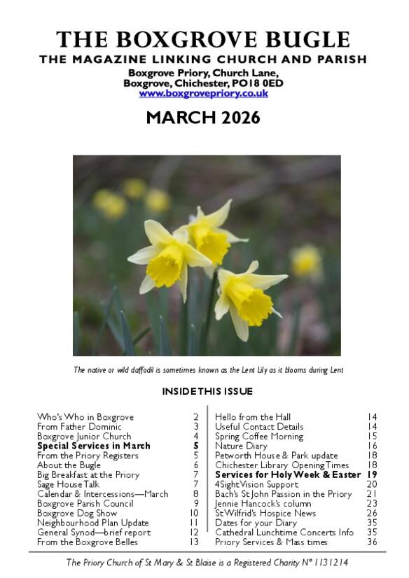 Boxgrove Bugle Mar 2026